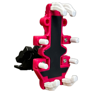 蒼鷹爪型手機架 複合塑膠, 粉紅, 單一商品