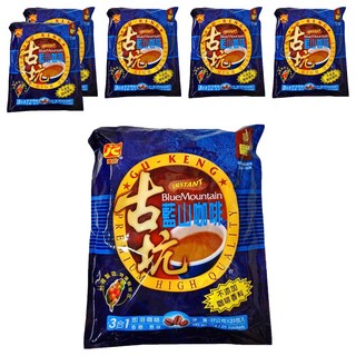 JIAN CHUAN 建銓 古坑藍山三合一咖啡 即溶咖啡, 17g, 25包, 6袋