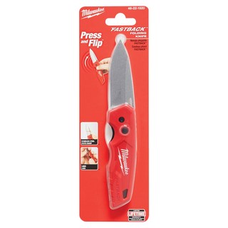 Milwaukee 美沃奇 台灣公司貨 折疊刀 48-22-1520 紅黑, 1個