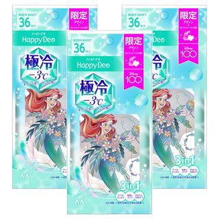 GATSBy 曼丹 體用濕紙巾 極冷, 36張, 3包