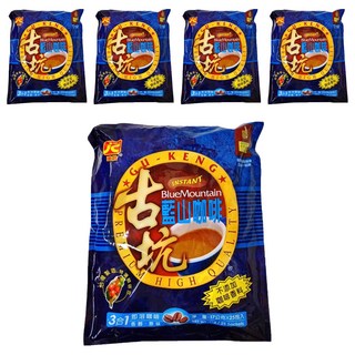 JIAN CHUAN 建銓 古坑藍山三合一咖啡 即溶咖啡, 17g, 25包, 5袋