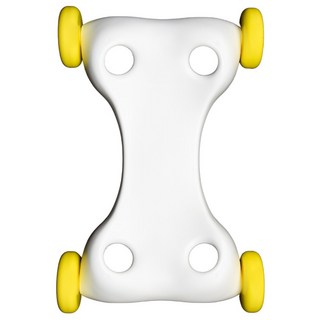 Gymnic Speedy Base 小馬搖搖板 適合3歲以上兒童 安全無毒 原裝進口, Red, Pink, Yellow, Green, Purple, 1盒