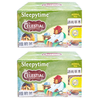 CELESTIAL SEASONINGS 詩尚草本 睡前茶 無咖啡因草本茶, 1.45g, 20包, 2盒