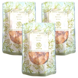 GreenMarket 菓青市集 海味鱈魚切片 香辣, 3包, 150g