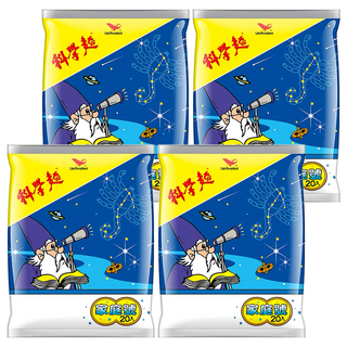 統一 科學麵 Mini包 原味 20包, 300g, 4袋