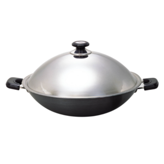 SILWA 西華 皇家系列 超硬陽極炒鍋 雙耳, 40cm, 1個