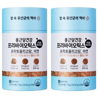 Chong Kun Dang 鍾根堂 益生元果寡糖乳酸菌粉隨身包 30條入, 150g, 2罐