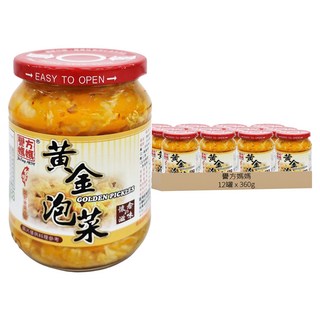 譽方媽媽 黃金泡菜, 360g, 12罐