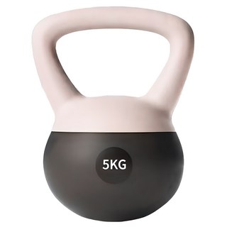 MICHAEL FITNESS 麥克健身 4~10kg 軟壺鈴 不傷地板, 5kg, 1個, 琥珀棕