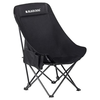 BLACK DOG 黑狗 浮月高背椅, 黑色, 1個