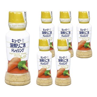 kewpie QP 深煎胡麻醬 日本原裝進口 烘烤芝麻 濃郁香氣 清爽滑順 微酸香甜, 180g, 6瓶