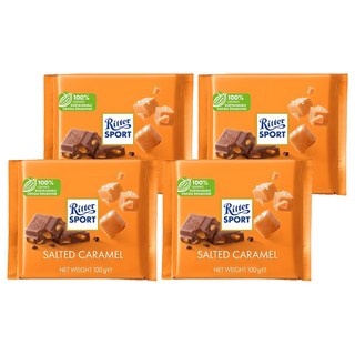 Ritter Sport 可可製品 鹽味焦糖口味, 100g, 4片