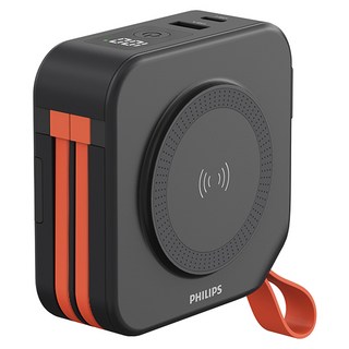 PHILIPS 飛利浦 十合一行動電源, DLP4347C, 黑色