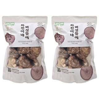 Hajin's Mushroom Garden 整顆乾燥香菇, 100g, 2個