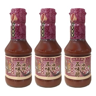 味全 台灣搵醬 海鮮五味醬, 200g, 3瓶