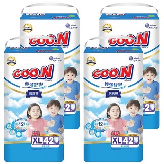GOO.N 大王 輕薄舒爽紙尿褲 12~17kg, XL, 168片