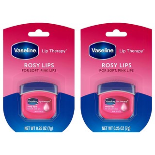 Vaseline 凡士林 護唇膏 7g, 玫瑰, 2件