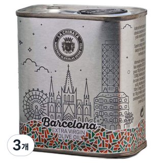 LA CHINATA 希那塔 巴塞隆納特級初榨橄欖油, 3個, 100ml