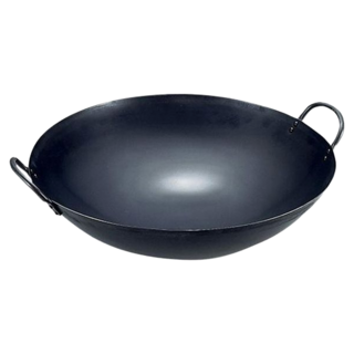 日旭 雙耳鐵鍋, 6m, 黑色, 1個