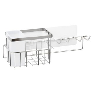 Spider Loc 免鑽孔吹風機置物架 簡單安裝 防水 多功能掛鉤, 銀色, 1個