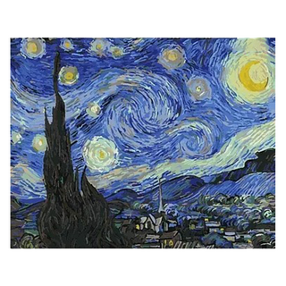 ArtLife 藝術生活 數字油畫DIY DTR052 50 x 65cm, 梵谷 星空, 1個