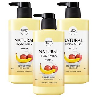 HAPPY BATH 非常滋潤的沐浴乳, 400ml, 3個
