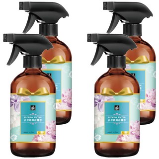 QUNDO 康朵 百年經典花露水 居家空間芳香除臭噴霧, 500ml, 4瓶