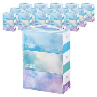 코멧 천연펄프 미용티슈, 250매, 48개