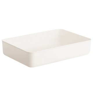 小麥購物 日式收納盒 C396 252g, 2個, C 大長盒 白色