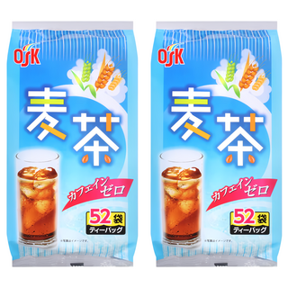 OSK 小谷穀粉 麥茶 52包 Set, 無咖啡因, 無糖, 無苦味, 8g, 2袋