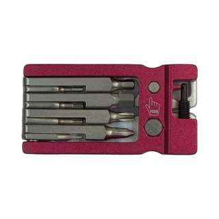 SAPIENCE 專利型多功能隨身19in1工具組, 紅色, 1組