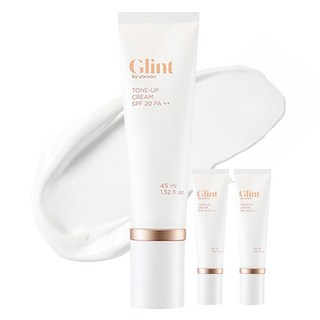 Glint 素顏霜 SPF20 PA++, 3條, 單色, 45ml