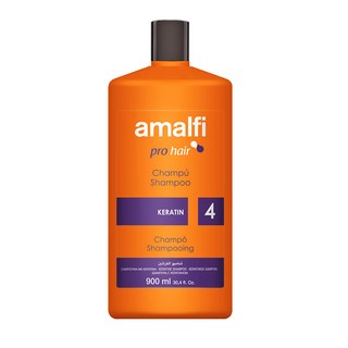 Amalfi 摩洛哥堅果油護色修護專業洗髮精，針對受損髮質/染燙髮後護色修護/抗毛躁研發設計，100%歐洲製造，900ml, 1瓶