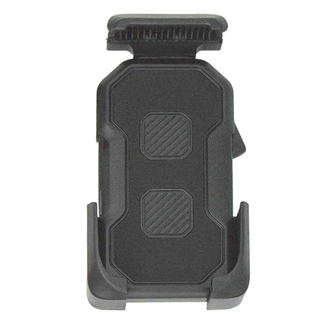 FANCY LIFE 超穩固機車手機架 適用於4.5~7.2吋手機 鋁合金支架 360°旋轉, HW-68, 車把款 黑色