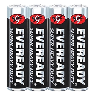 EVEREADY 永備 碳鋅黑金剛電池, 環保汞含量安全 適用於家庭娛樂, 4顆, 1組