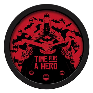 蝙蝠俠 Batman 主題桌上時鐘 含鬧鐘功能, Time For a Hero
