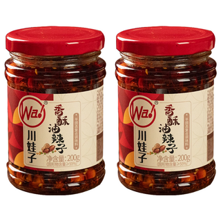 川娃子 香酥油辣子 香辣夠味 拌飯拌麵佐菜皆宜, 200g, 2瓶