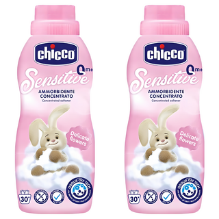 Chicco 超濃縮嬰兒衣物柔軟精 精緻花香 750mL, 2瓶