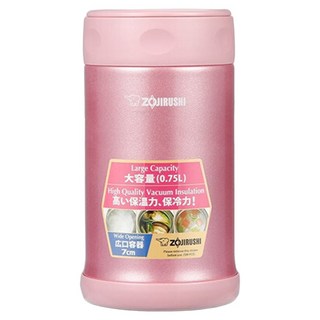 ZOJIRUSHI 象印 不鏽鋼真空燜燒杯, 珍珠粉色, 750ml, 1個