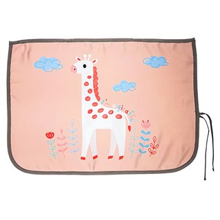 抗UV磁吸遮陽簾 汽車遮陽窗簾 三層合一遮光布, 粉色長頸鹿, 1個, 165 x 235 x 20mm