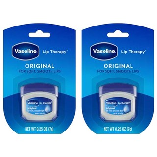 Vaseline 凡士林 護唇膏 原味 滋潤保濕, 0.25oz, 2件
