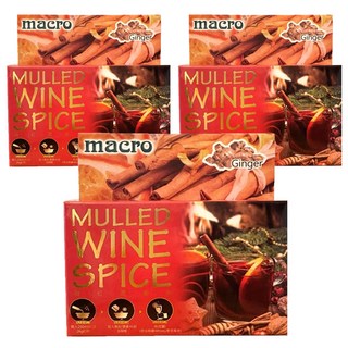 Macro 經典原味熱紅酒香料 台灣產, 30g, 3盒