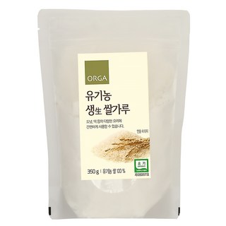 올가홀푸드 올가 유기농 생쌀가루, 350g, 1개