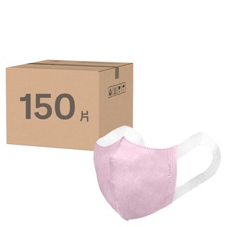 順易利 成人立體醫用口罩 L(17.5 x 13cm), 50個裝, 粉色, 3組