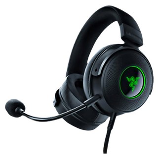 北海巨妖耳機麥克風 Razer Kraken V3, 黑色, 1個