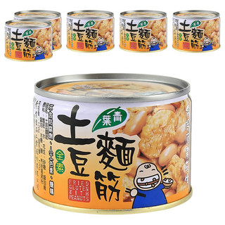 青葉 土豆麵筋 特選台灣在地原生土豆搭配超Q彈麵筋, 170g, 6罐