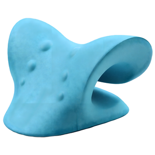 按摩枕 C型, FK040, 天藍色