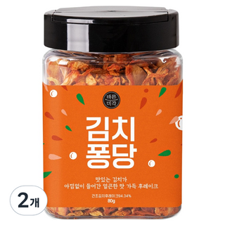 바른미각 김치퐁당 후레이크, 80g, 2개