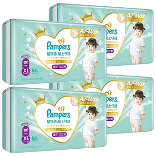 Pampers 幫寶適 原廠公司貨 極上守護 一級幫散熱拉拉褲 12~17kg, XL, 216片