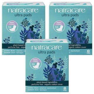 나트라케어 울트라 패드 생리대 날개형 롱, 대형, 10개입, 3개